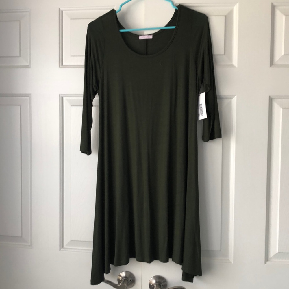 NWOT Olive Dress